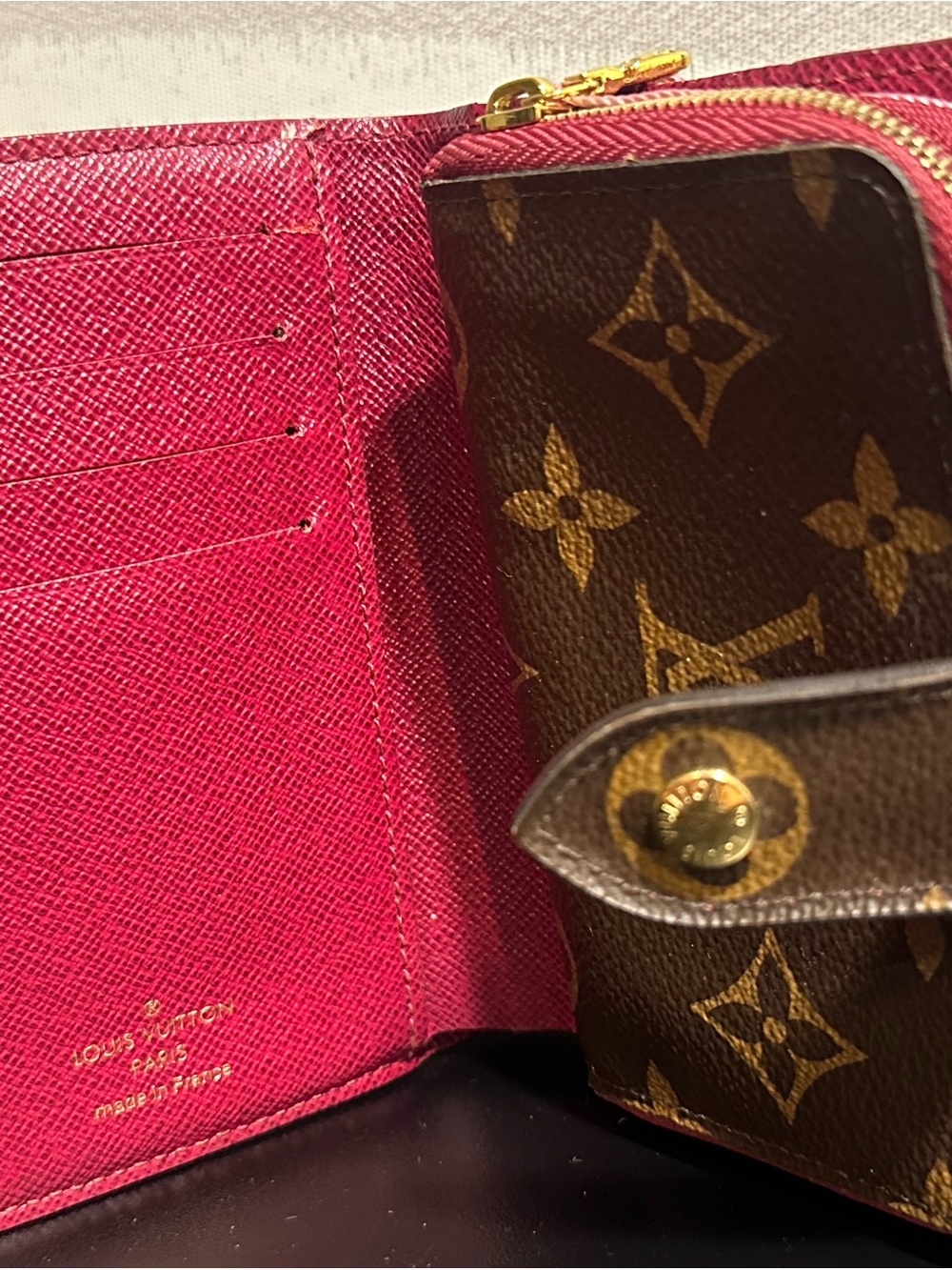 Louis Vuitton Monogram Juliette Wallet Fuchsia - Picture 5 of 16